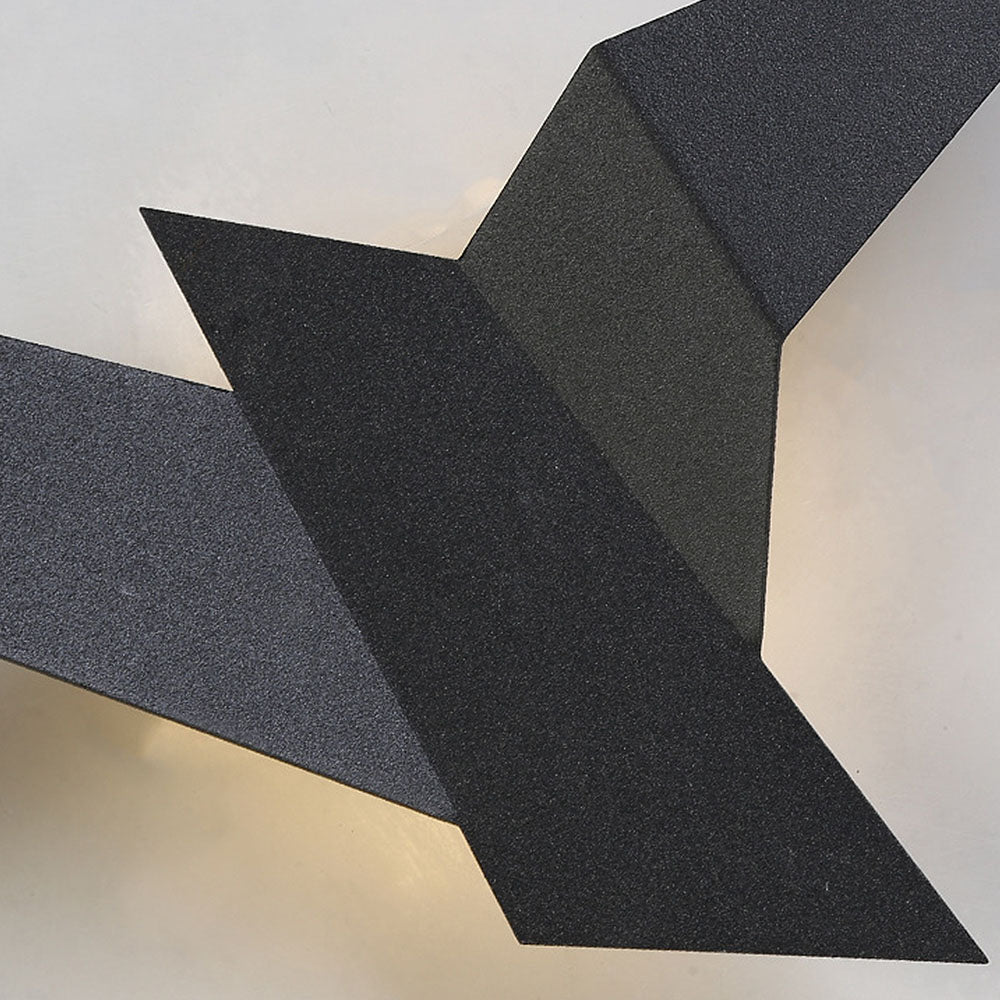 Applique Murale LED Forme d’Oiseau en Fer pour Décoration Intérieure Artistique