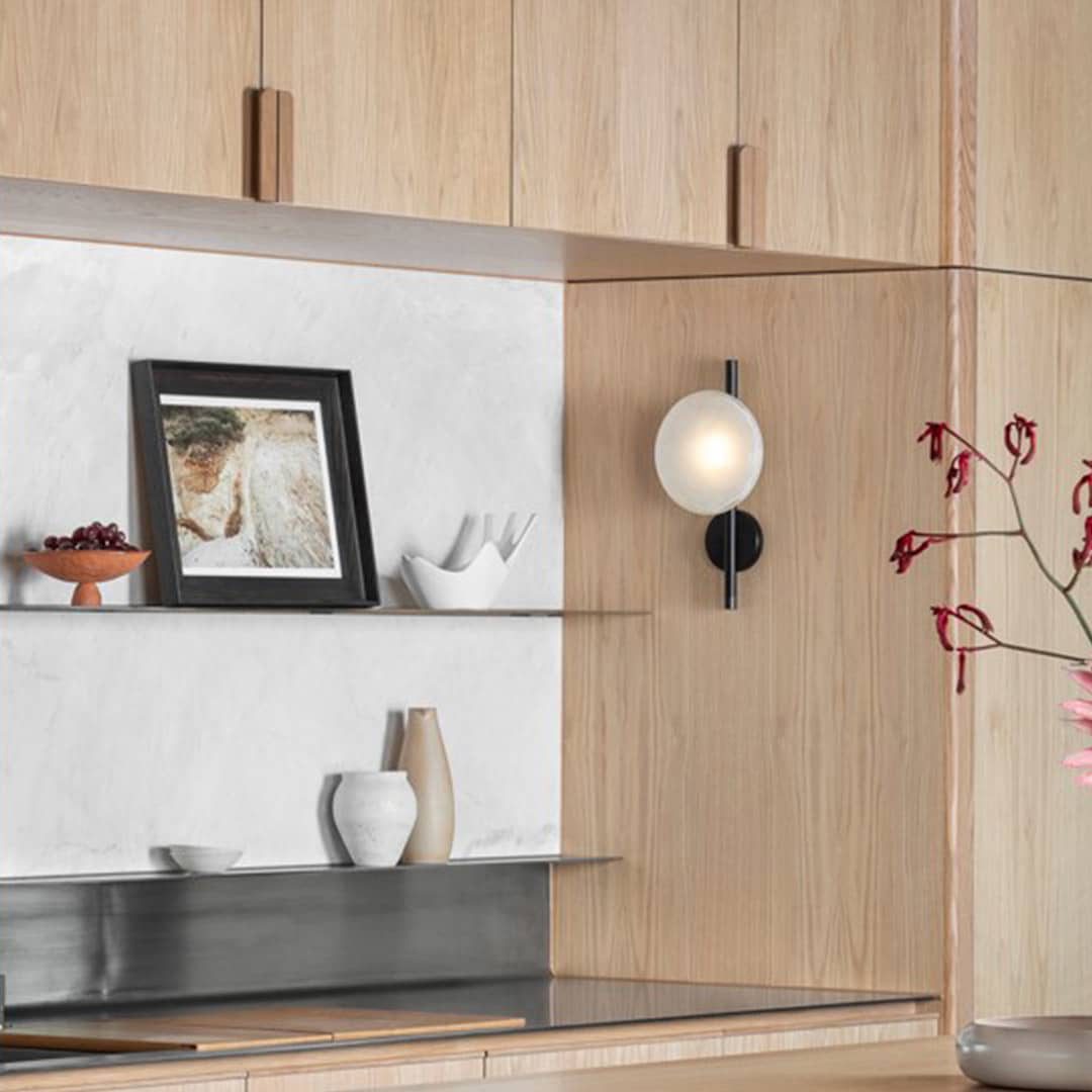 Applique murale ronde en verre Ceto au design nordique 8