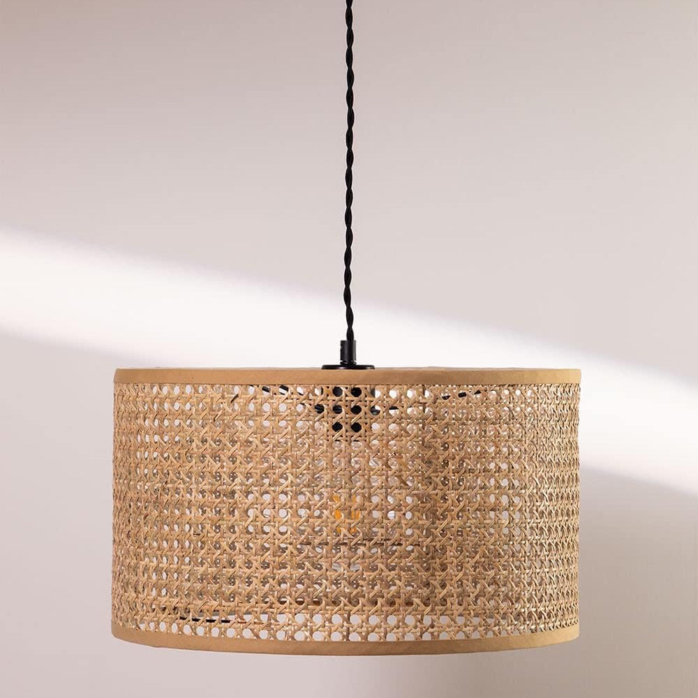 Suspension en Rotin pour Salon