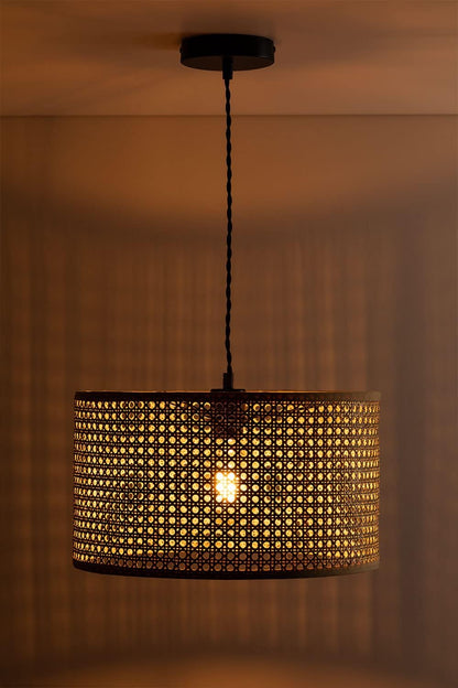 Suspension en Rotin pour Salon