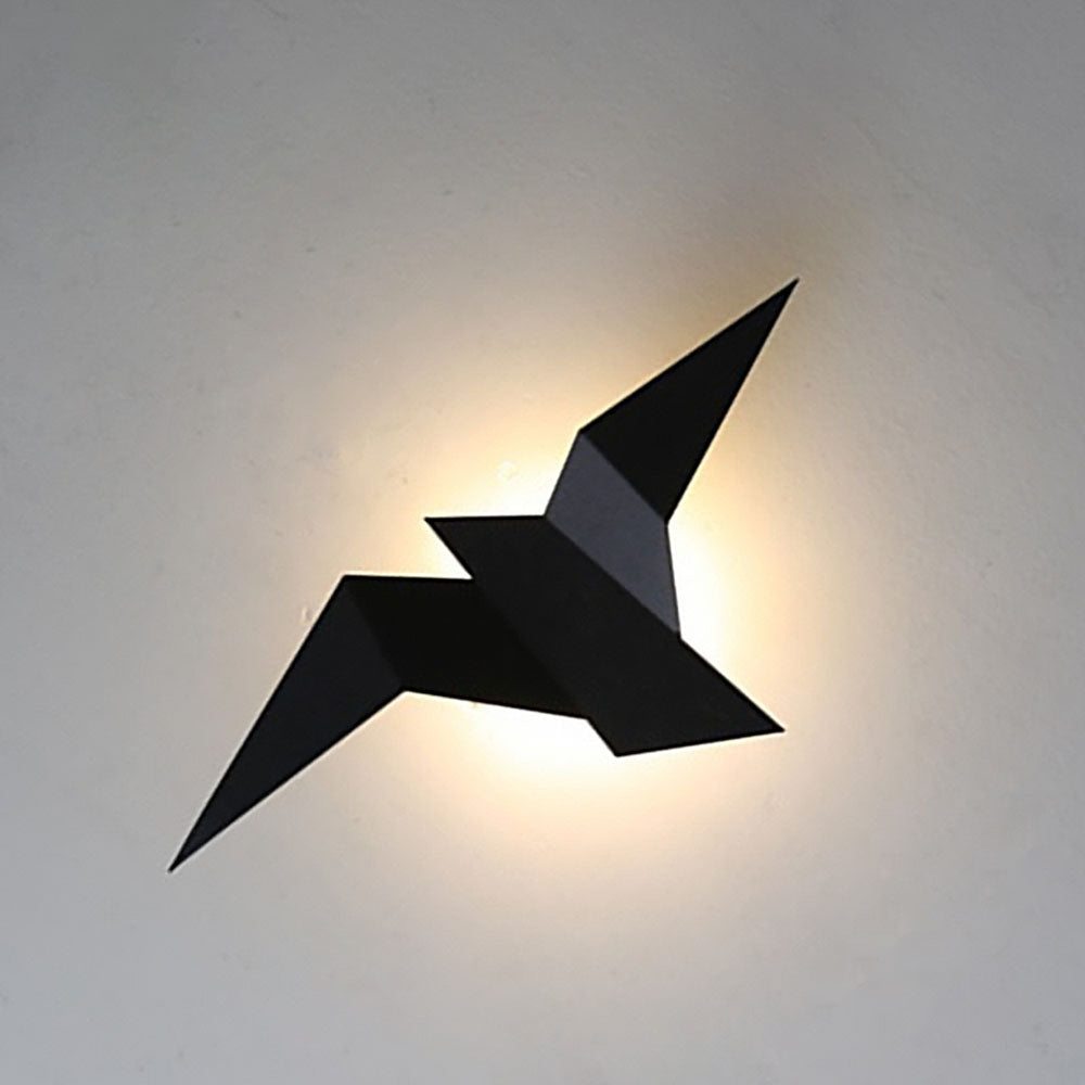 Applique Murale LED Forme d’Oiseau en Fer pour Décoration Intérieure Artistique