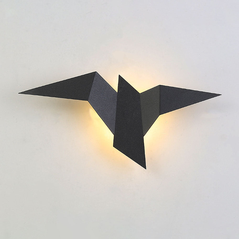 Applique Murale LED Forme d’Oiseau en Fer pour Décoration Intérieure Artistique