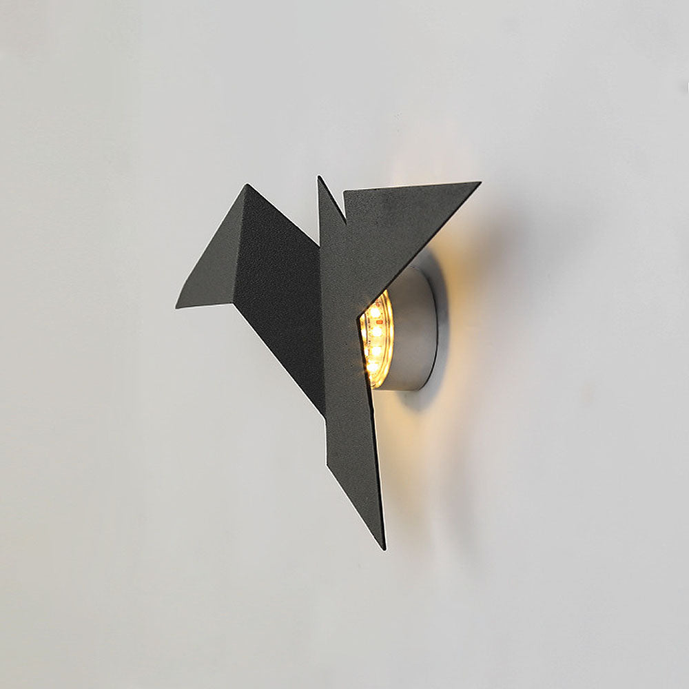 Applique Murale LED Forme d’Oiseau en Fer pour Décoration Intérieure Artistique