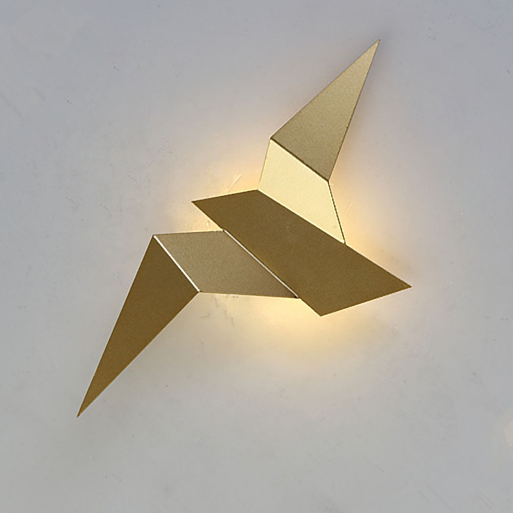 Applique Murale LED Forme d’Oiseau en Fer pour Décoration Intérieure Artistique
