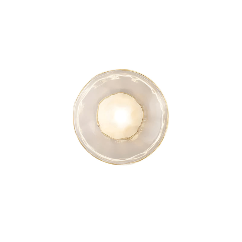 Applique murale ronde en verre Ceto au design nordique 0