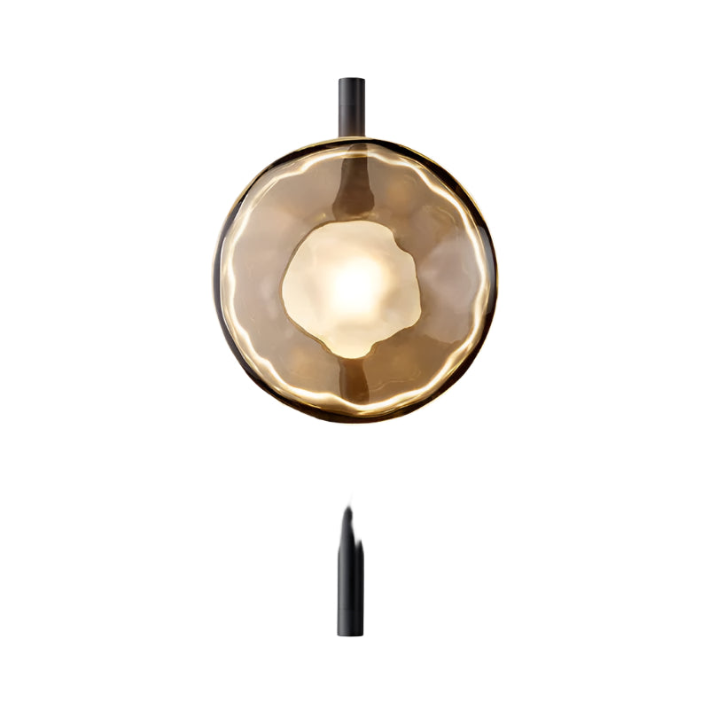 Applique murale ronde en verre Ceto au design nordique 10