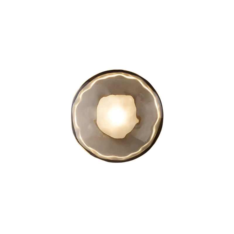 Applique murale ronde en verre Ceto au design nordique 21