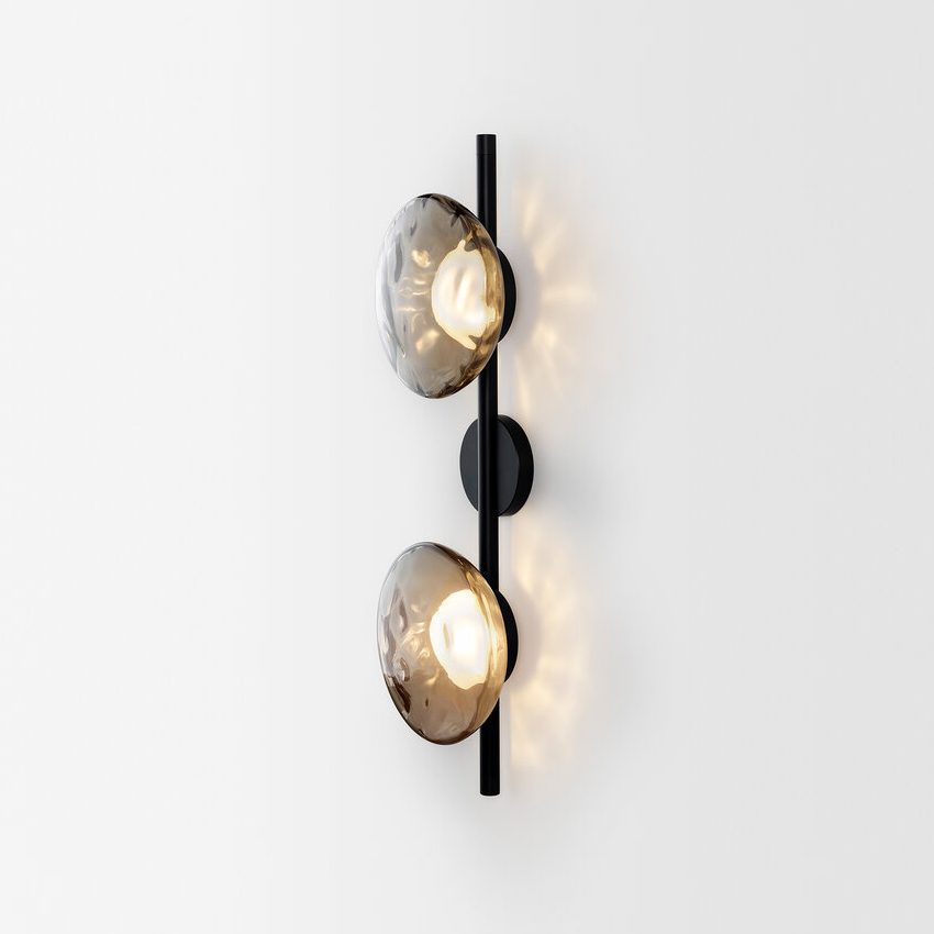 Applique murale ronde en verre Ceto au design nordique 5