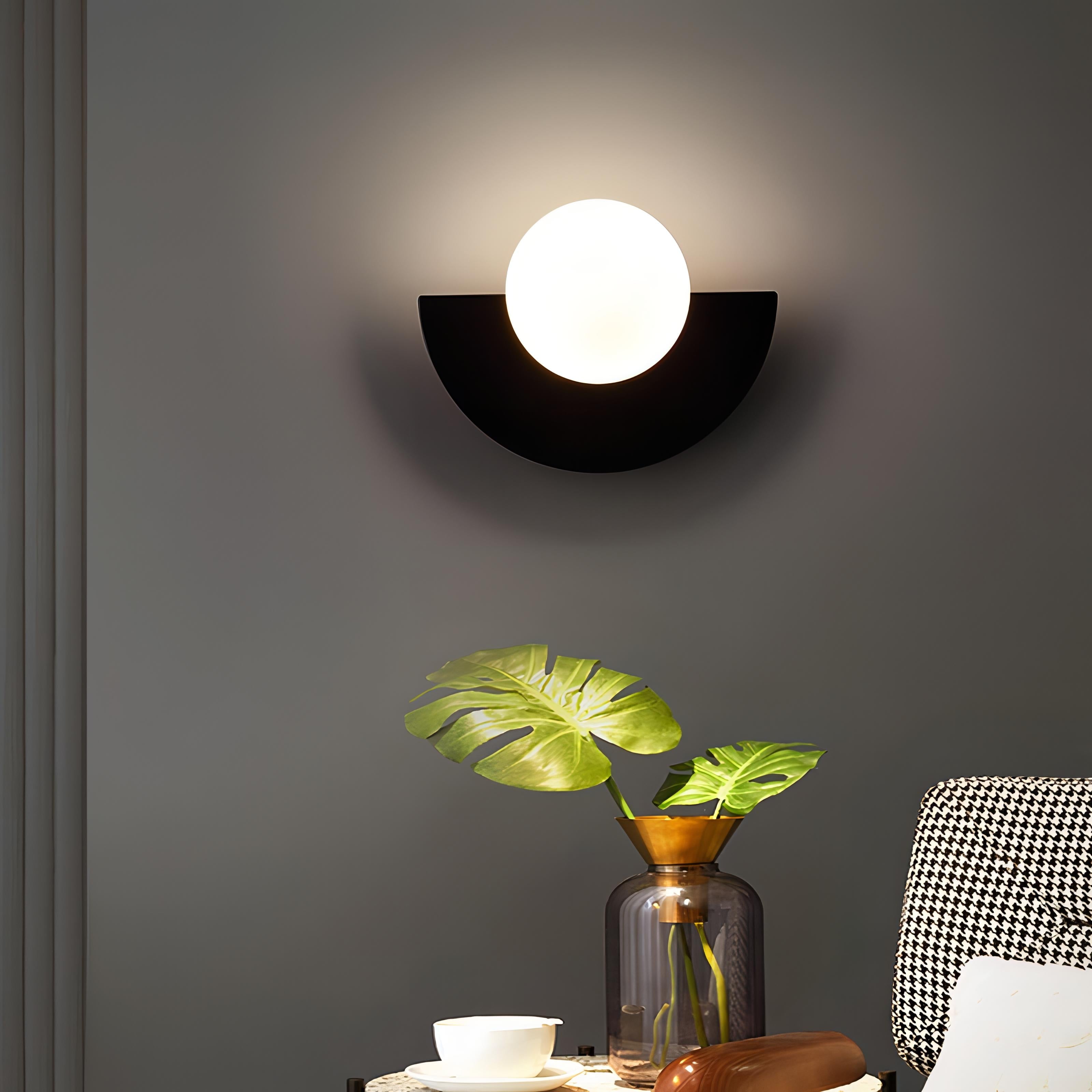 Everest - Applique murale nordique en demi-cercle 0