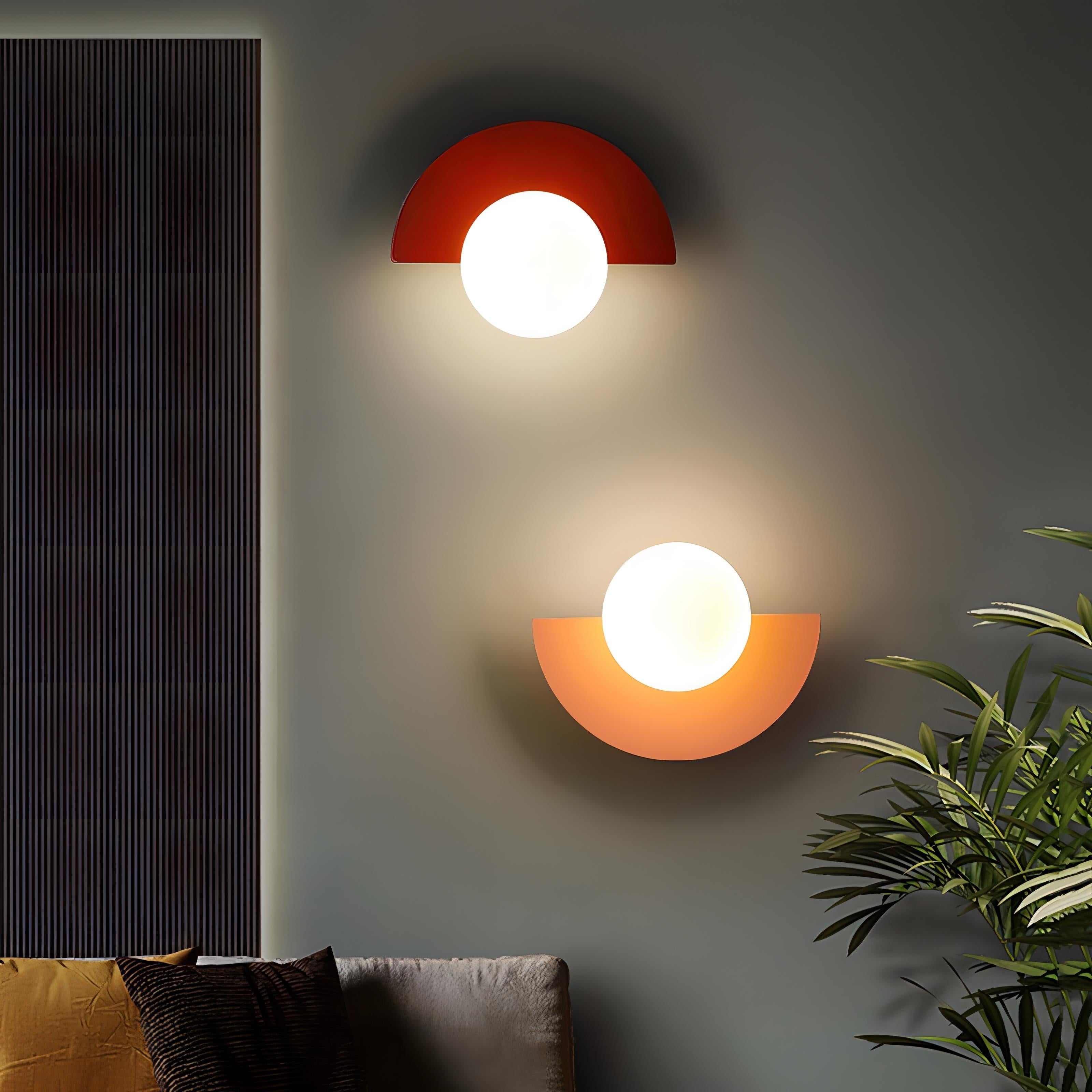 Everest - Applique murale nordique en demi-cercle 1