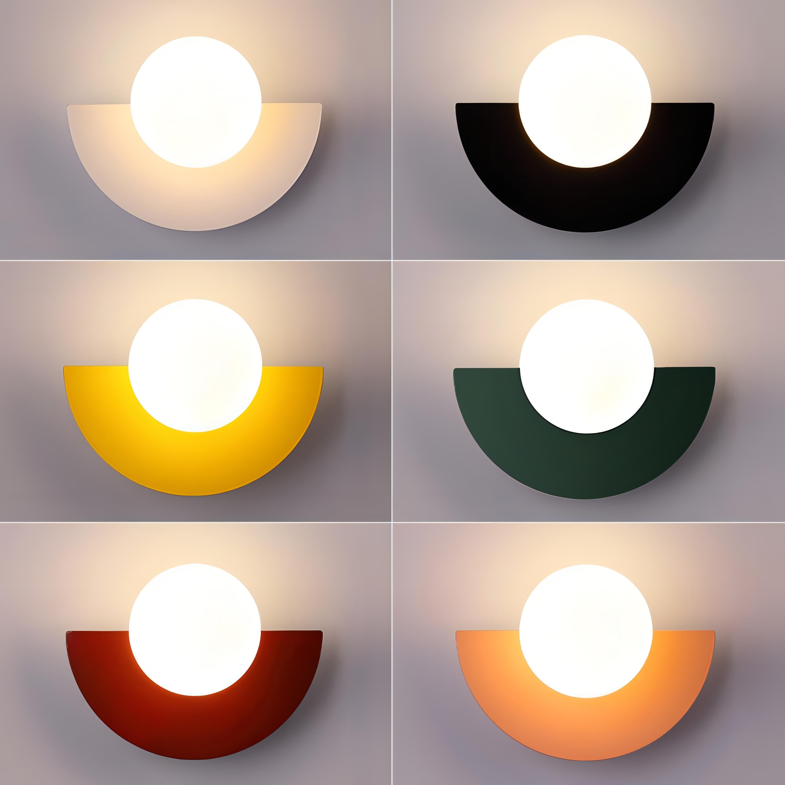 Everest - Applique murale nordique en demi-cercle 3