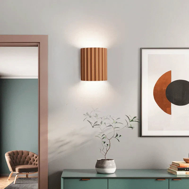 Applique Murale Moderne en Résine avec Éclairage LED Décoratif