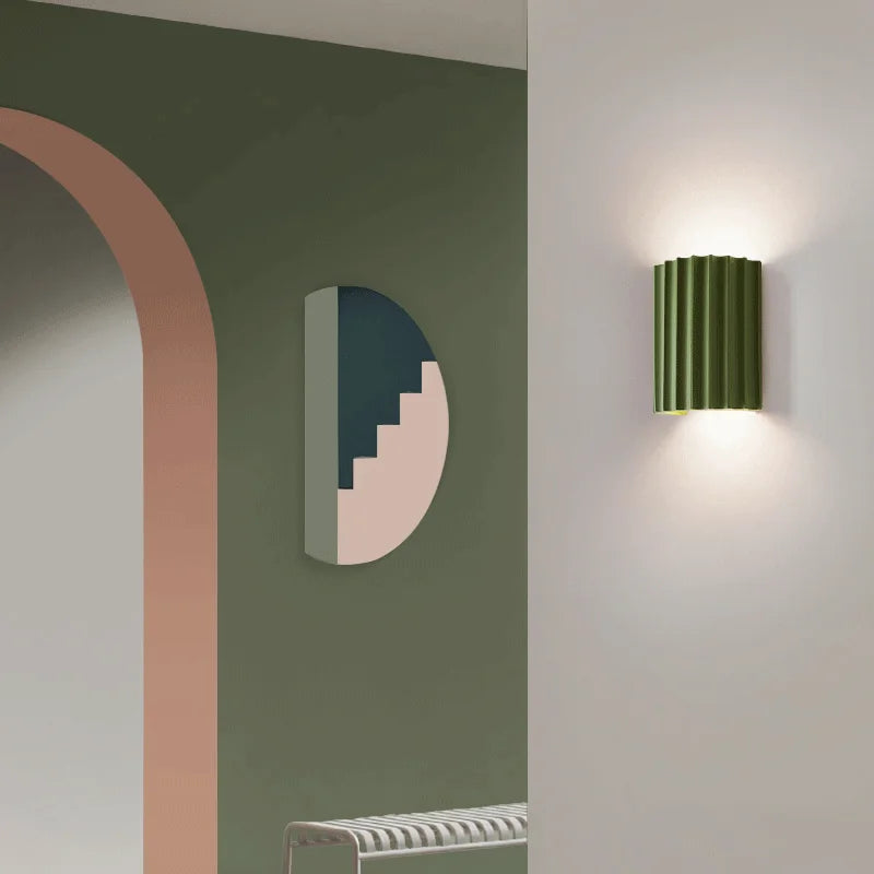 Applique Murale Moderne en Résine avec Éclairage LED Décoratif