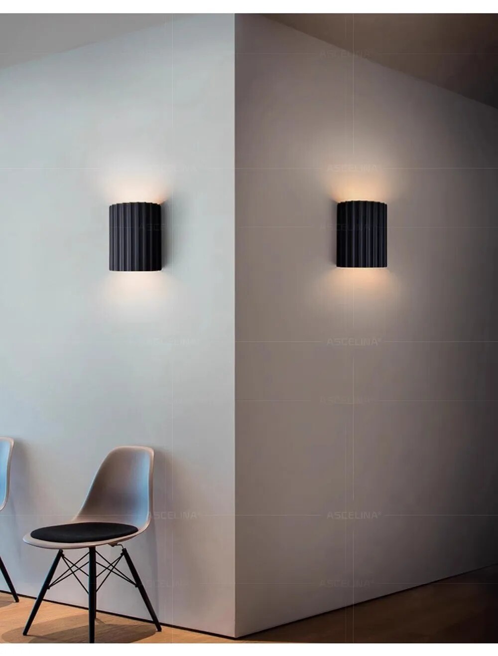 Applique Murale Moderne en Résine avec Éclairage LED Décoratif