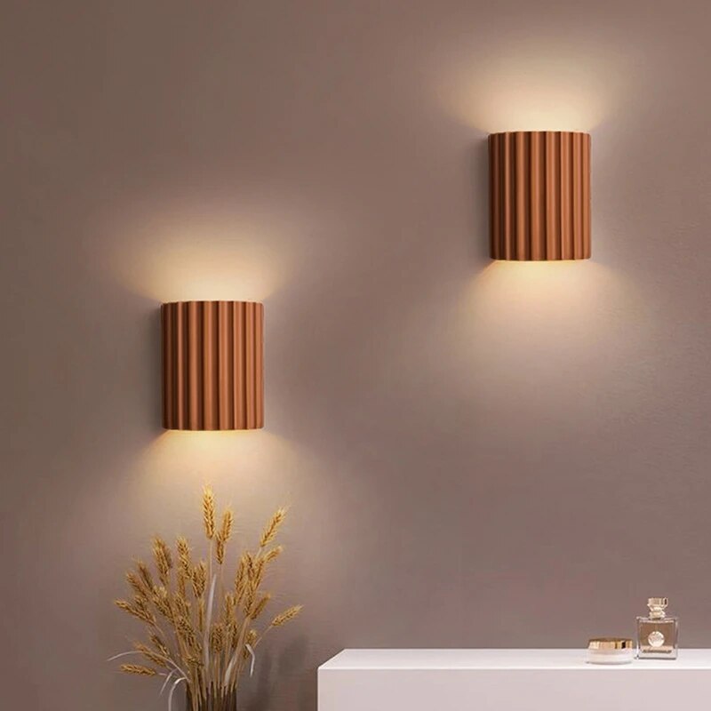 Applique Murale Moderne en Résine avec Éclairage LED Décoratif